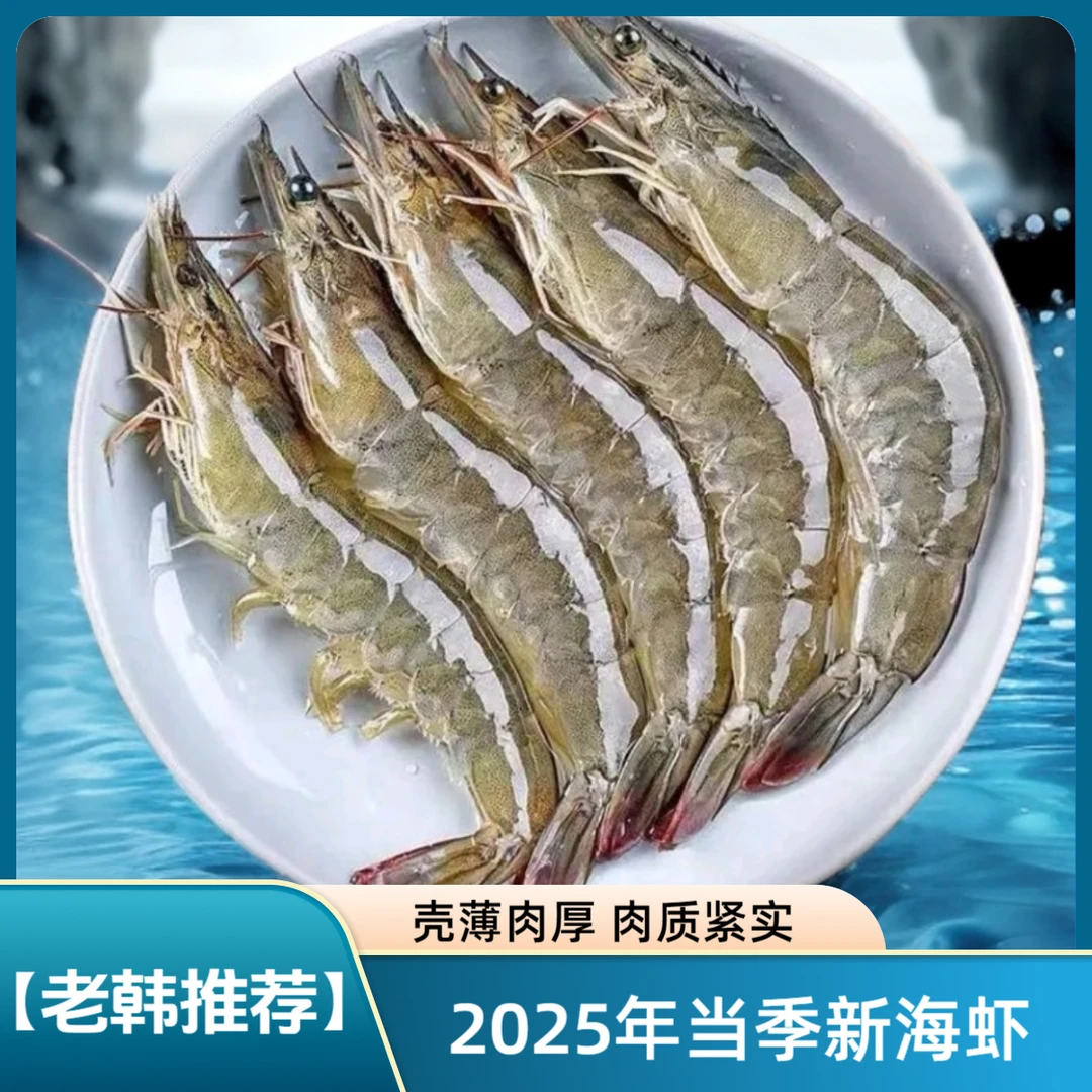 -【特大号规格海虾】新鲜美味 肉质紧实 到手5斤/盒 顺丰冷链特快