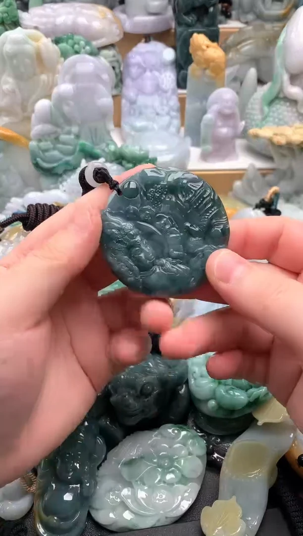 吊坠(不含链)未镶嵌翡翠1