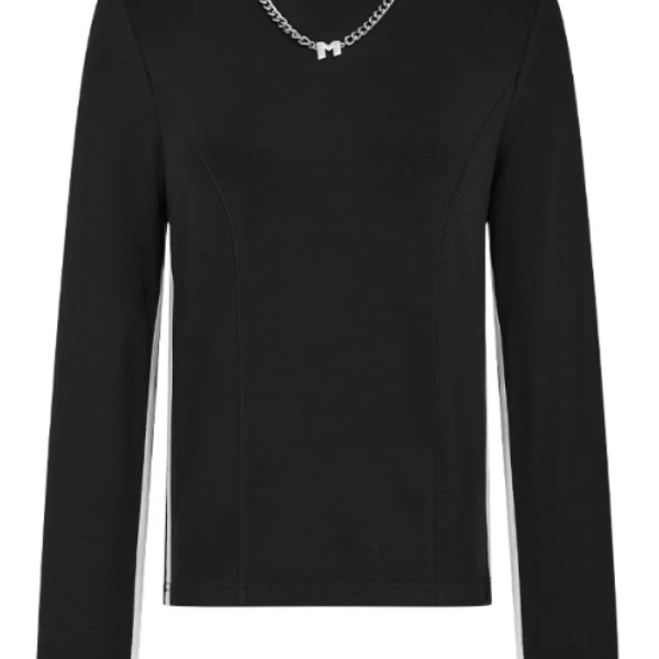 【商场同款】T恤2024春新款圆领设计感打底衫M313305152