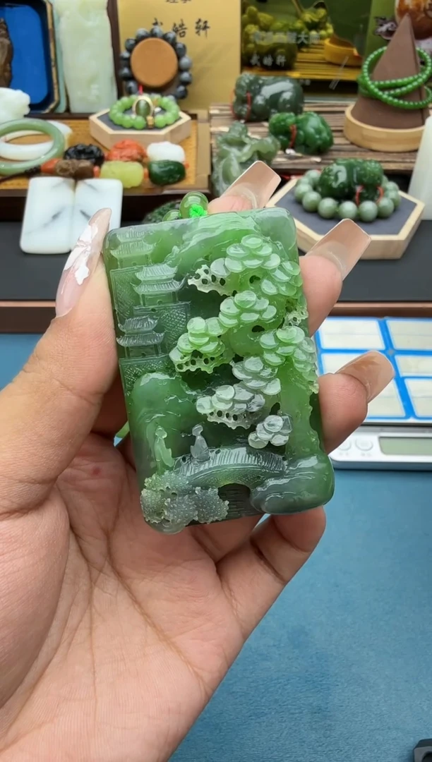 未镶嵌和田玉挂件byz