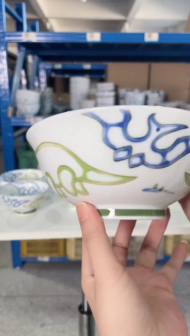 陶瓷恐龙6.3英寸面碗