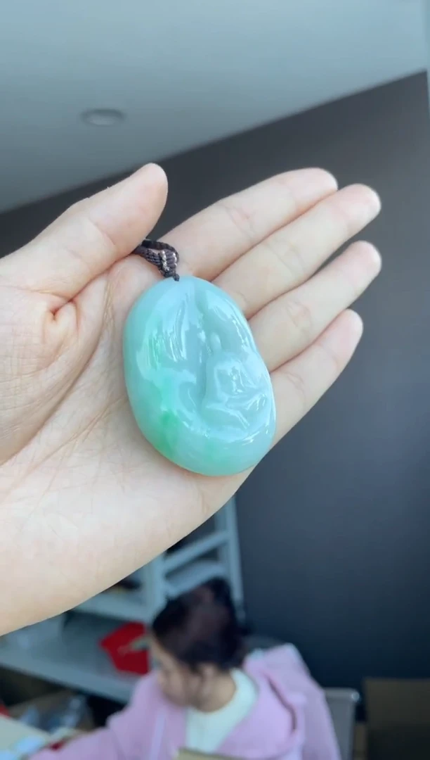 吊坠(不含链)未镶嵌翡翠天然缅甸A货翡翠