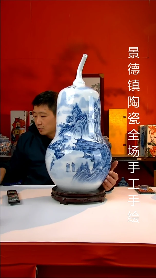 摆件陶瓷景德镇陶瓷 全场手工手绘