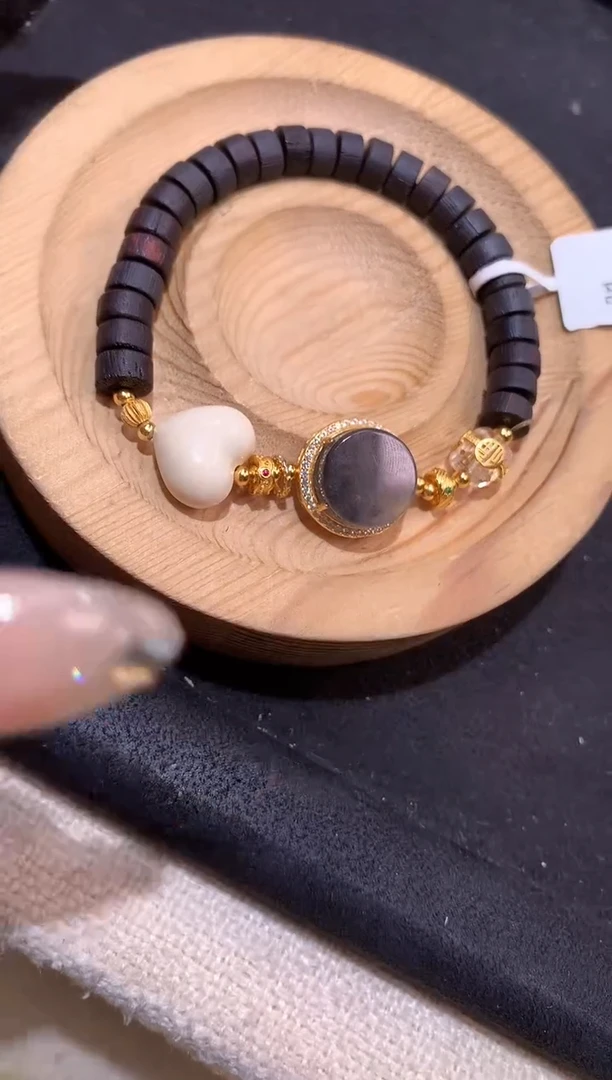 吊坠(不含链)银S925镶嵌翡翠手串