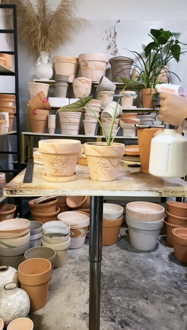 14*13玛奇朵浮雕 2盆2托