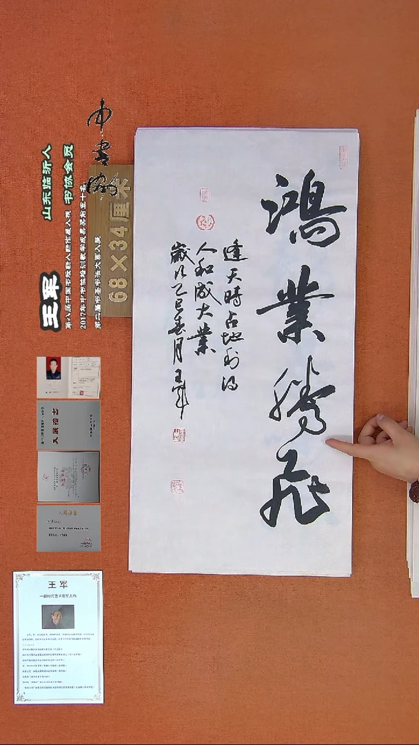 【闪购商品】书法100王军书法作品