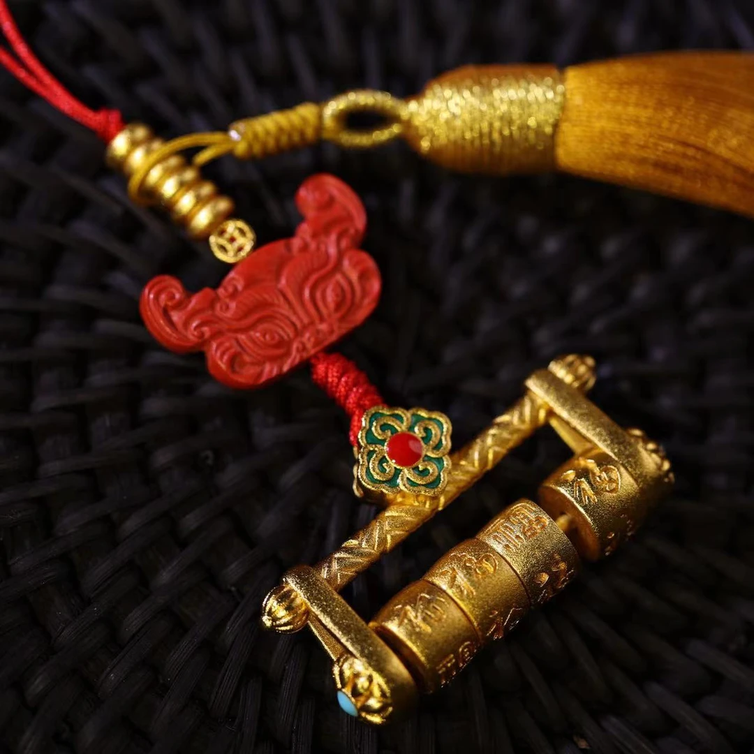 非金属布艺项链 福珠挂饰【哎呦家17053】