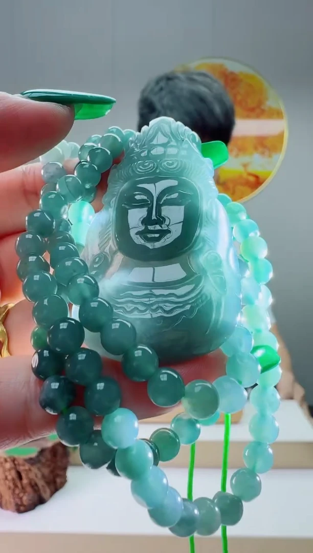 翡翠未镶嵌颈饰多样性随机发其一