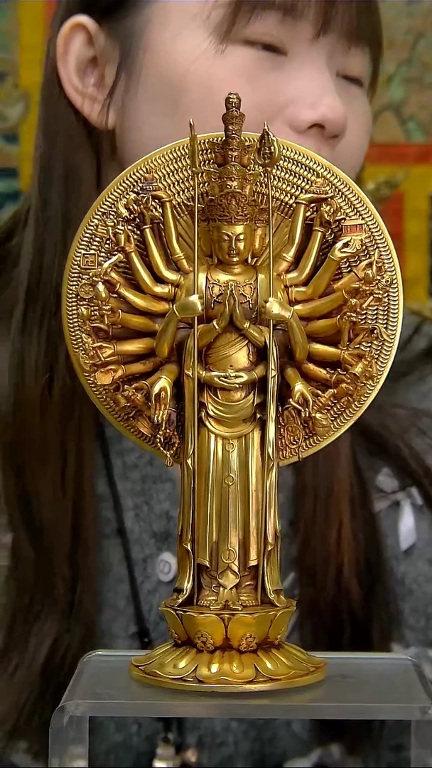 【闪购商品】千手观音铜像造像收藏造像