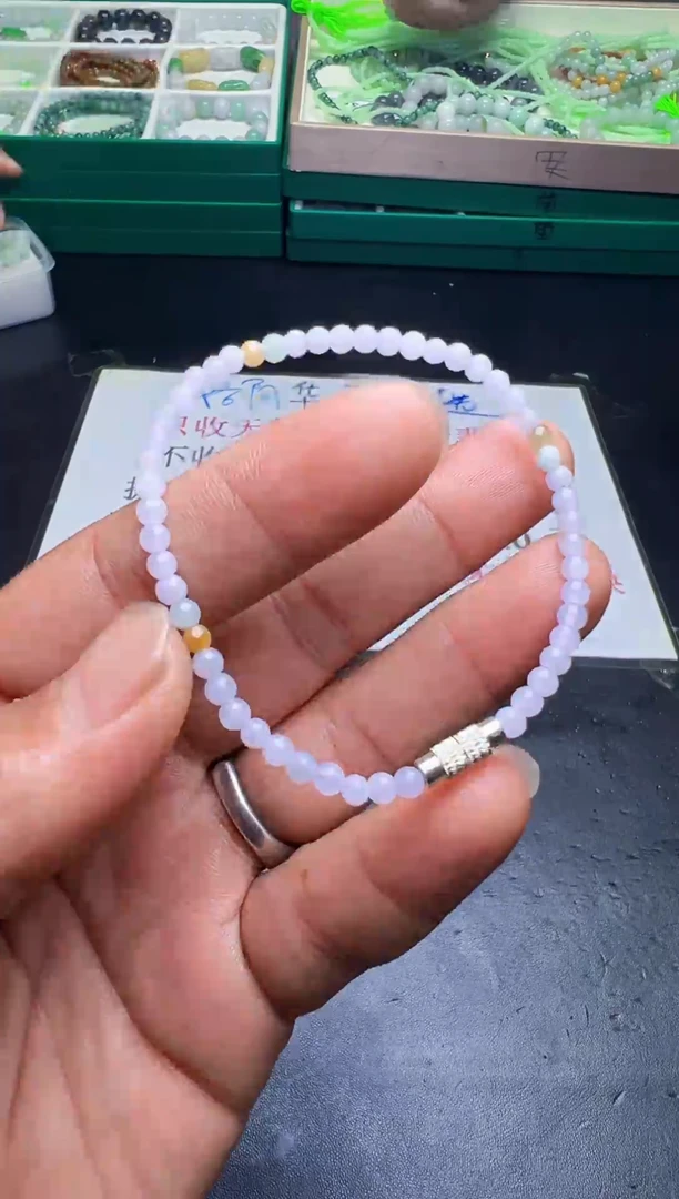 颈饰未镶嵌翡翠天然翡翠A货
