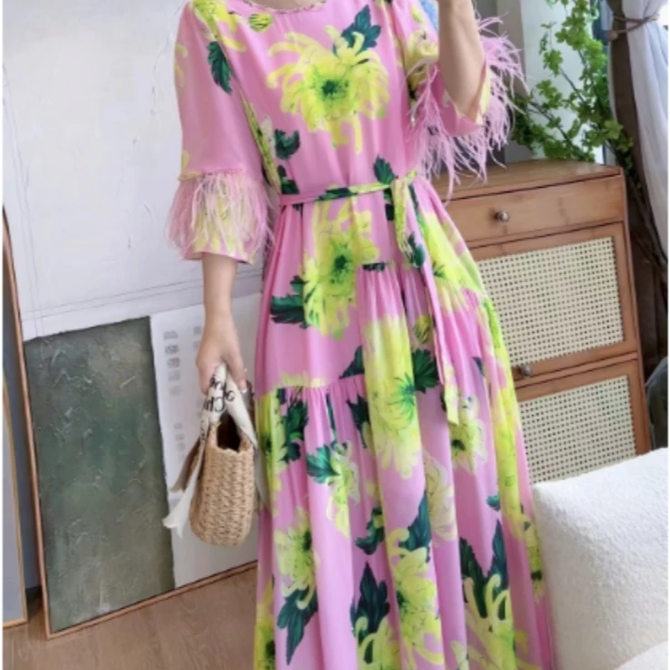 【安迪专享】OBLE 安迪专享 新款 真丝连衣裙114-23866