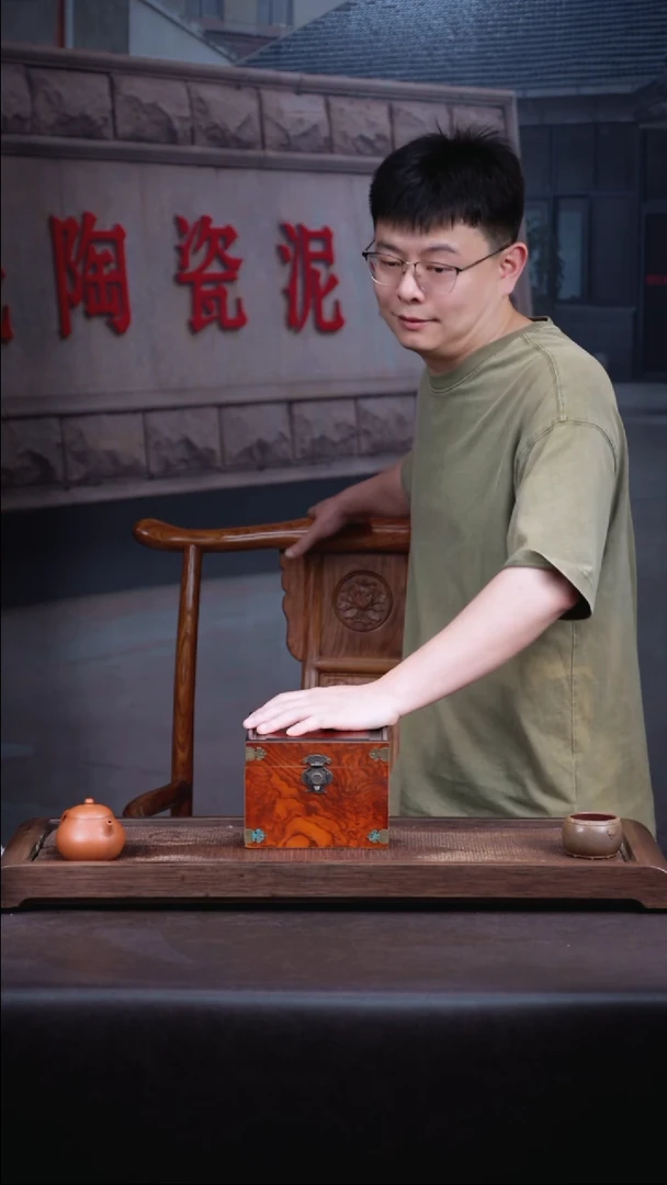 茶壶紫砂3  号 盒子