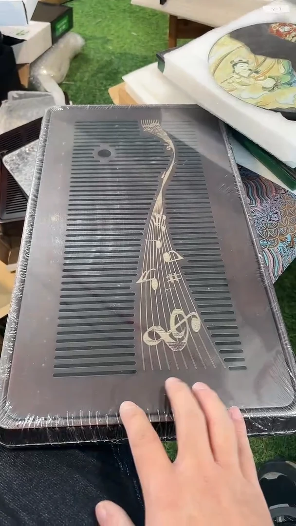 【闪购商品】微瑕样品喜乐大号茶盘楠竹