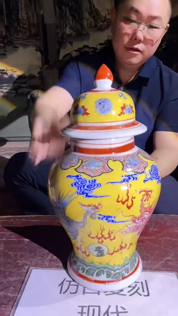 摆件景德镇陶瓷流水80