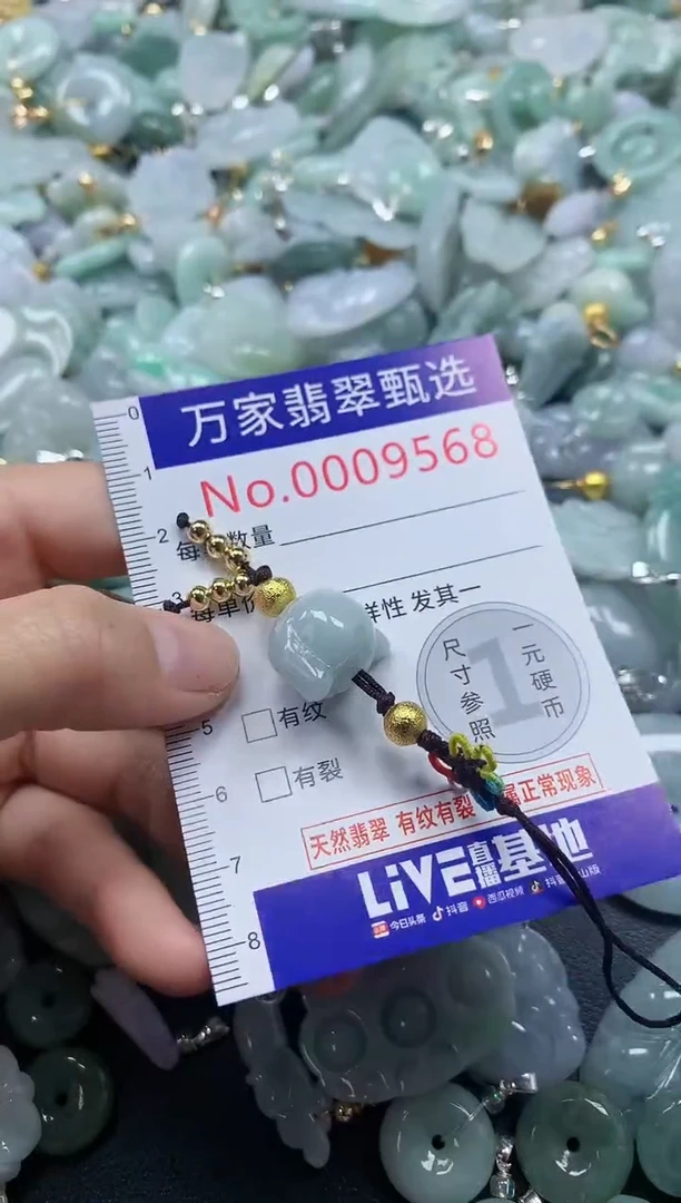 吊坠(不含链)未镶嵌翡翠9568