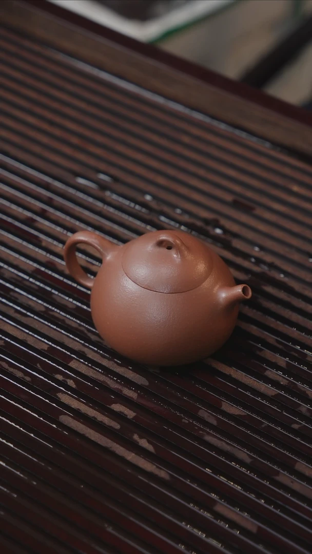 摆件嵩州瓷九孔柴烧6.2-12 120cc