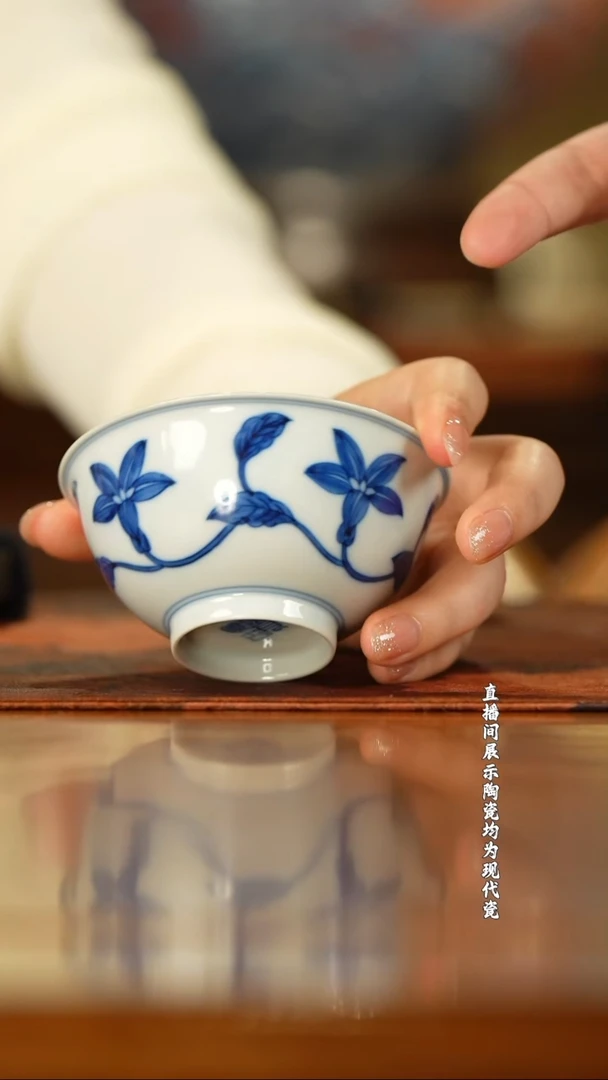 望月怀古栀子花宫碗