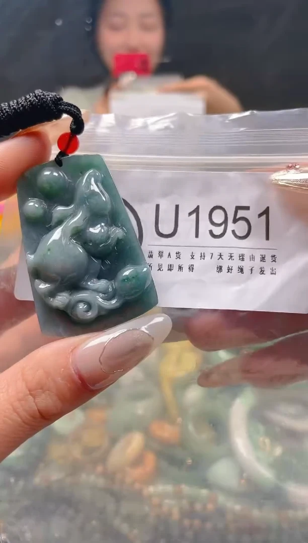 【闪购商品】翡翠颈饰未镶嵌/U/翡翠A货一图一物