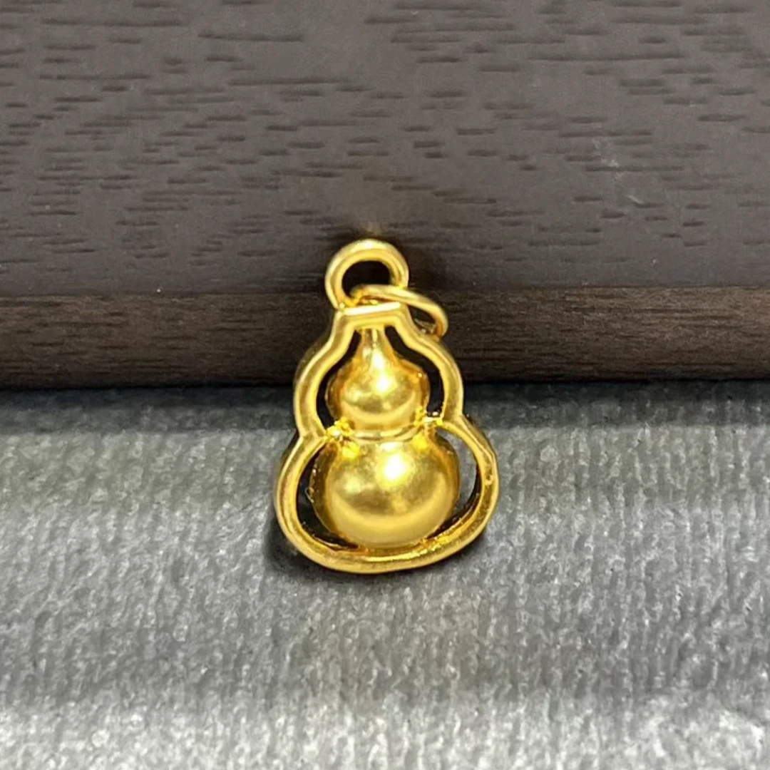 5D 足金999硬金流行岁月葫芦精美时尚百搭