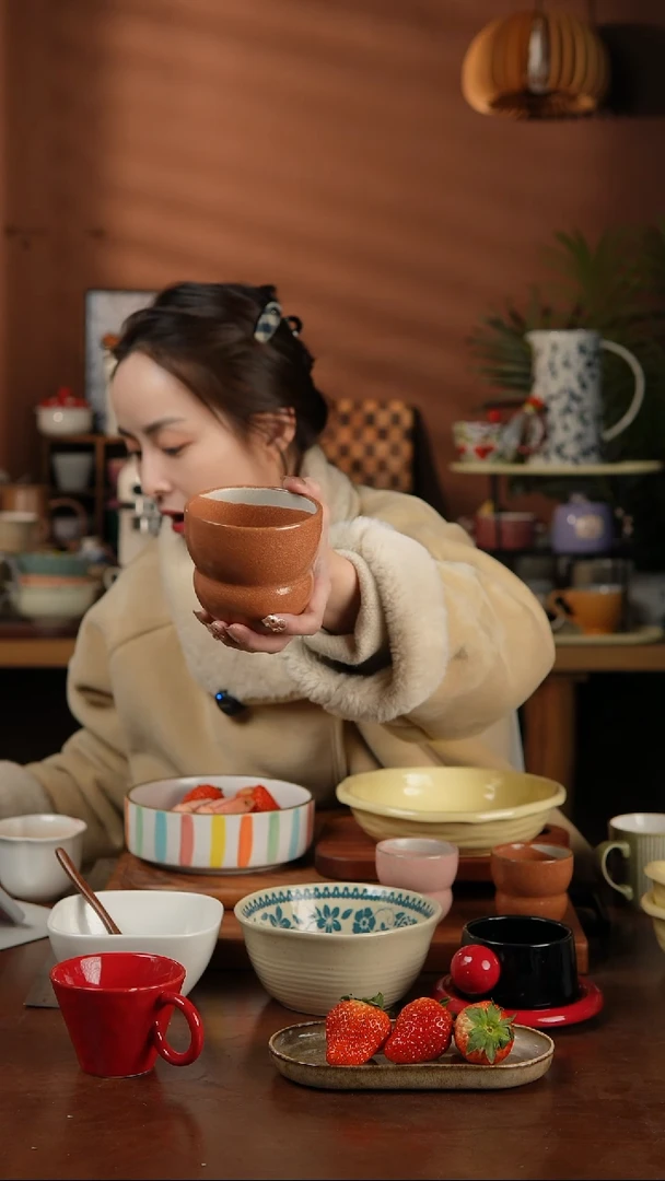 【闪购商品】碗橘红大号葫芦杯 微瑕凑满20发货