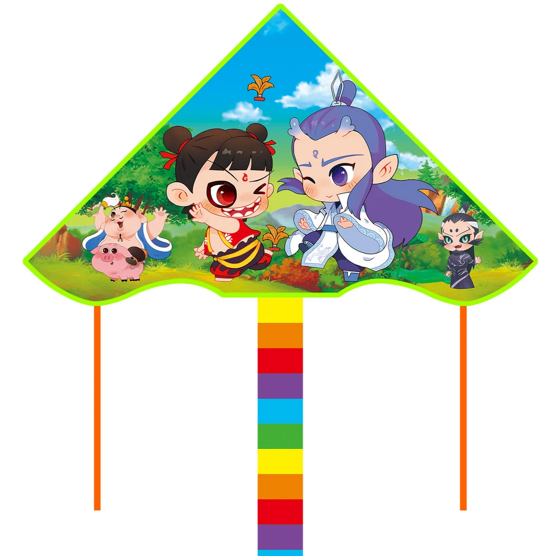 哪吒风筝潍坊风筝儿童专用微风易飞大人新款