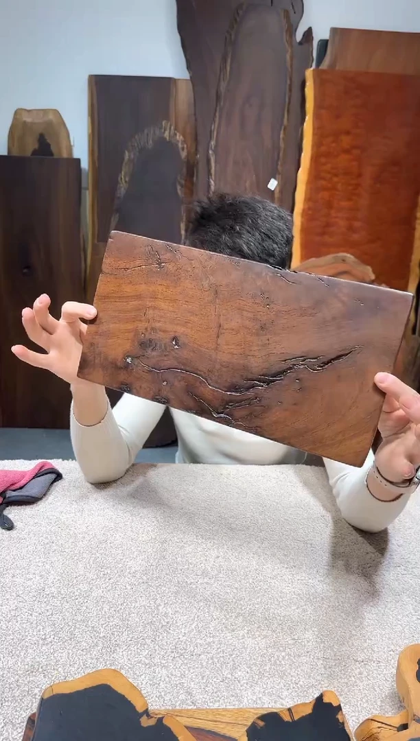 【闪购商品】风车木（黑檀木）尺寸38*20*2.5编号419