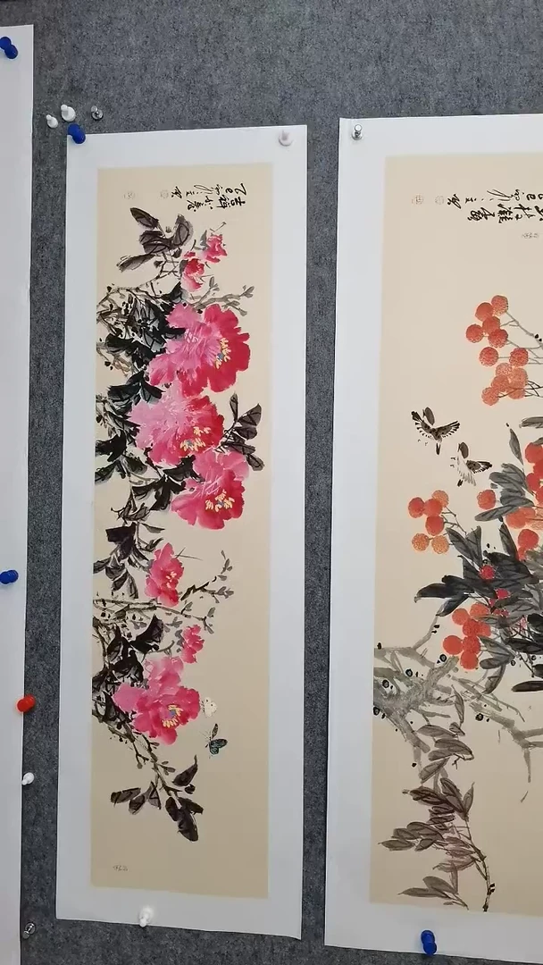 吉祥如意138*35cm花开富贵