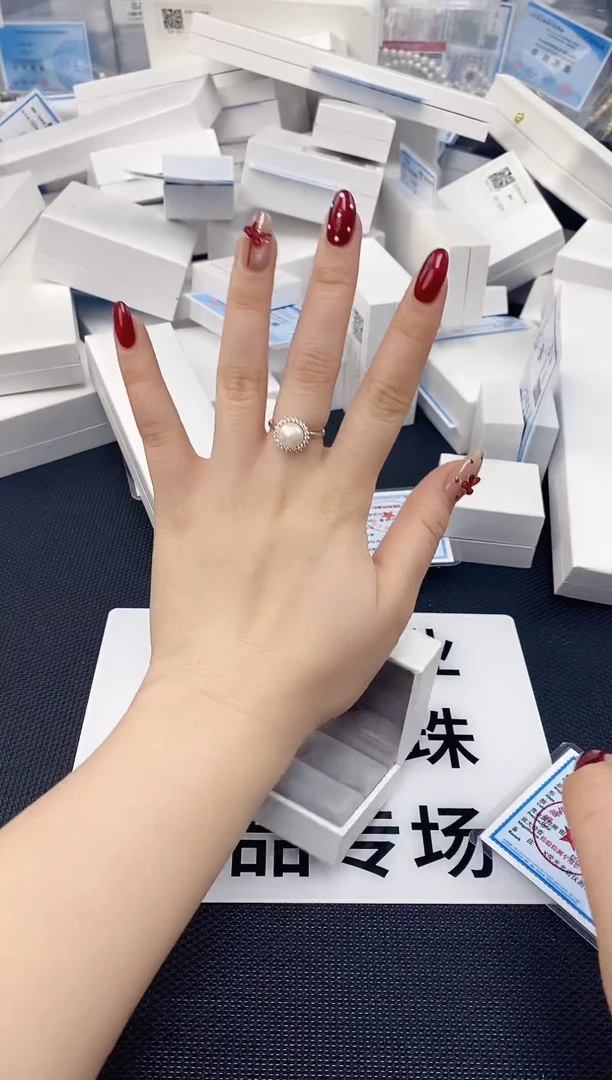 未镶嵌耳饰淡水珍珠JZ1004