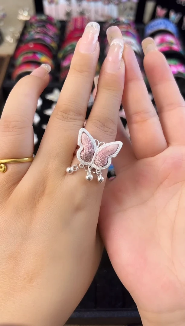 织绣艺枝独绣老绣饰品227