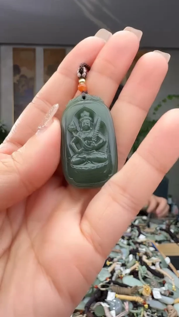 颈饰未镶嵌和田玉拍一发一多样性发货