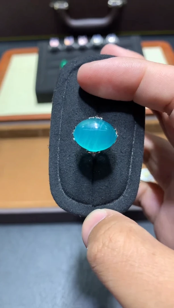 未镶嵌戒指天河石P34【多样性发其一】