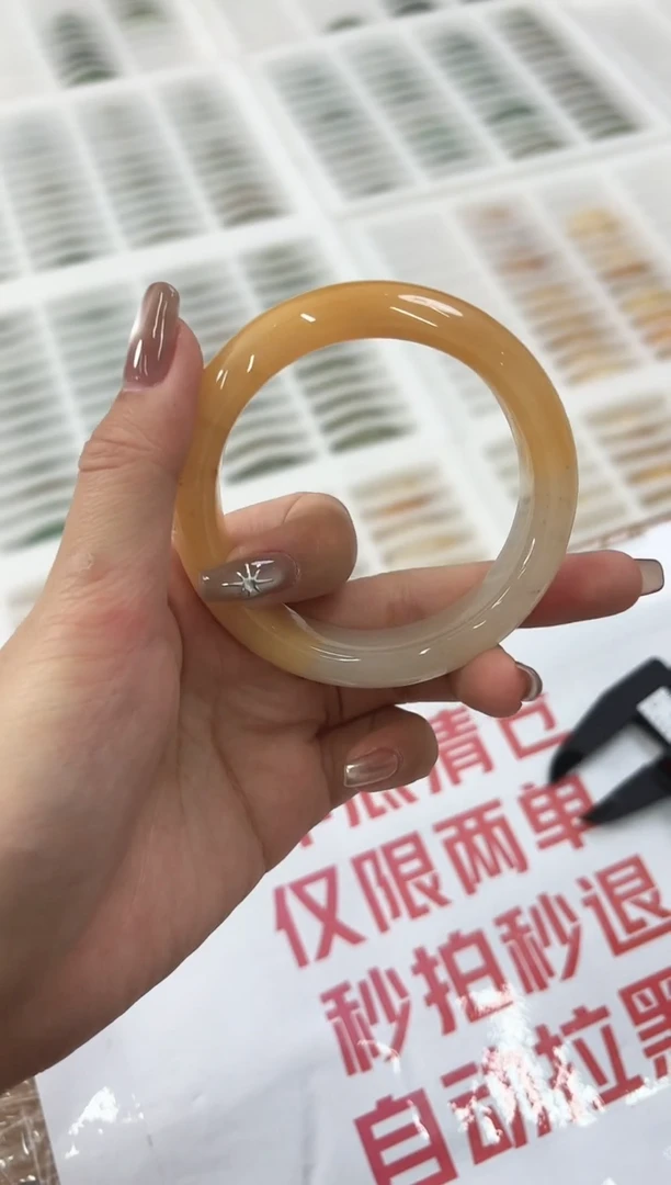 未镶嵌手镯石英质玉5-58HU