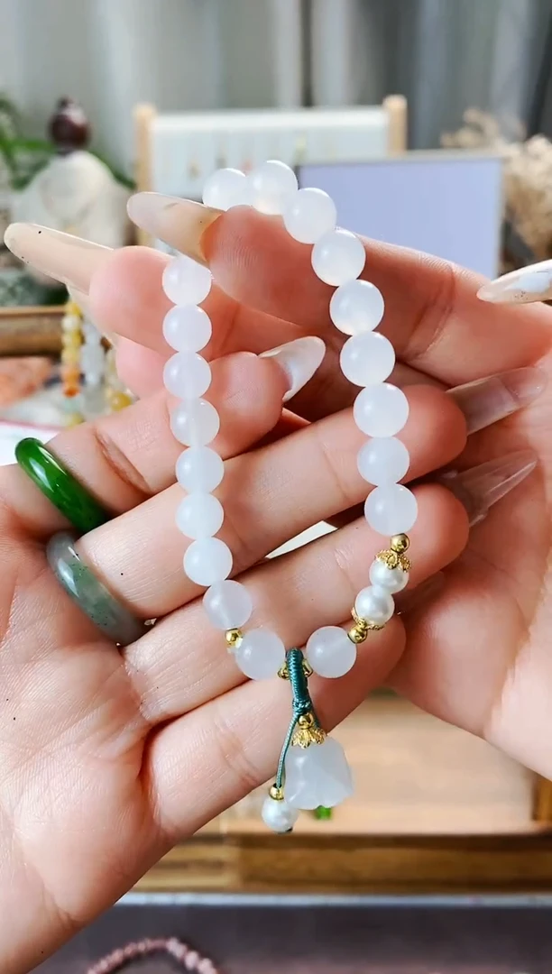 【闪购商品】石英质玉手串未镶嵌58