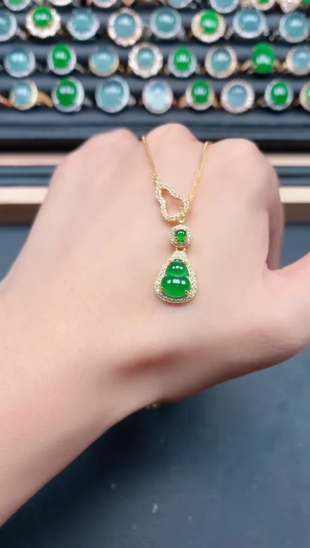 翡翠戒指银S925镶嵌11111