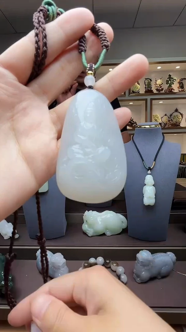 和田玉未镶嵌挂件苏