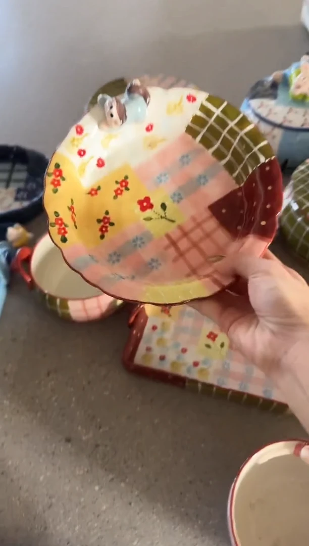 瓷杨*【唯品瓷】手工手绘餐具