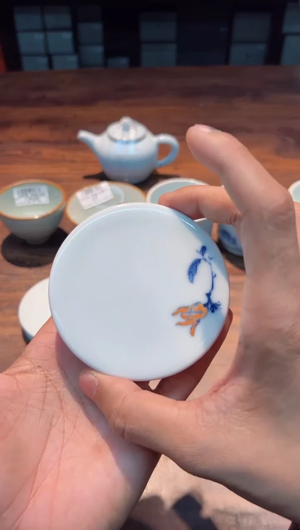 【闪购商品】刘钦莹 玉清 佛手盖置