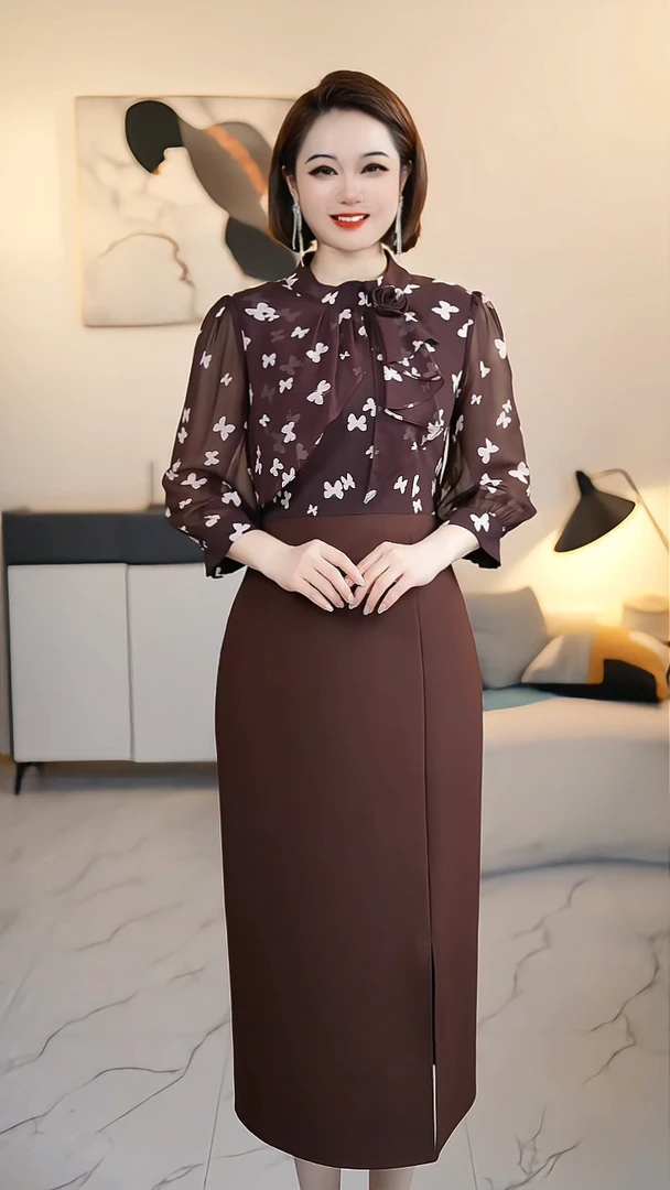 【深圳薇姐清仓】 B高端大码原创遮肉显瘦连衣裙 发顺丰  B6535