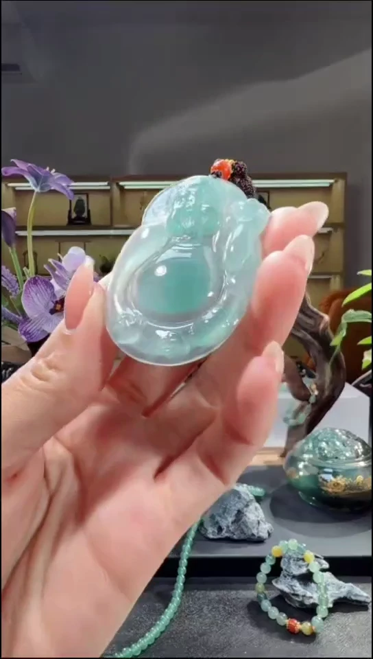 吊坠(不含链)未镶嵌翡翠财神