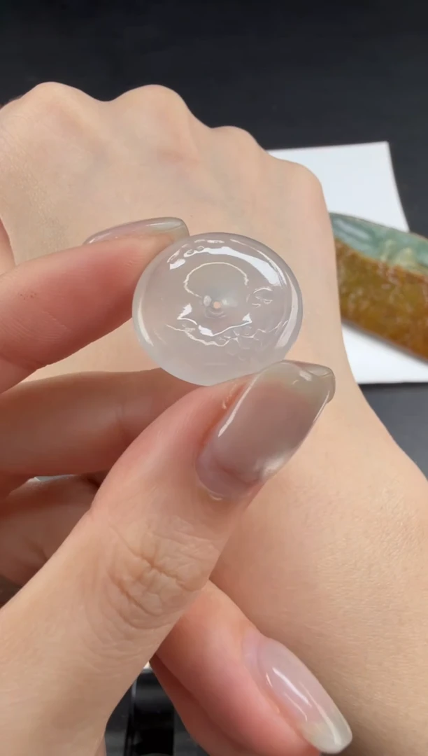 吊坠(不含链)未镶嵌翡翠翡翠饰品-107
