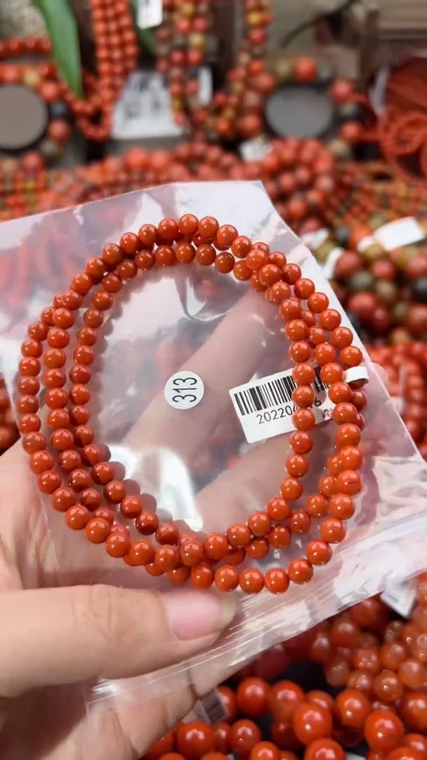 【闪购商品】南红玛瑙手串未镶嵌5