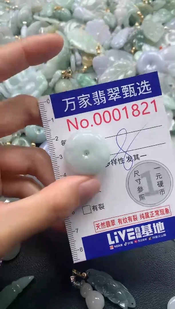 吊坠(不含链)未镶嵌翡翠1821