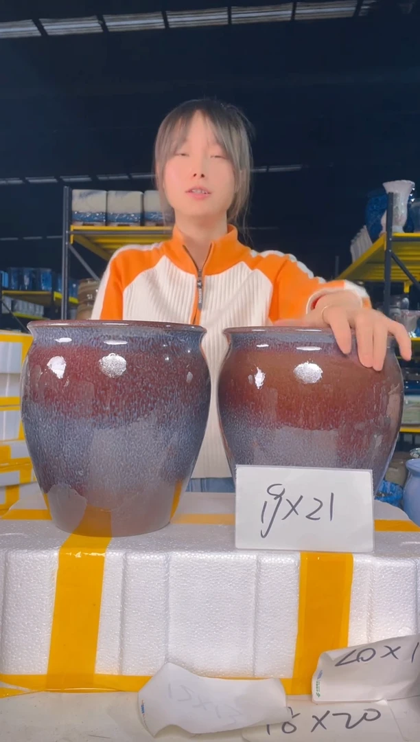 宜兴紫砂粗陶花盆19/21