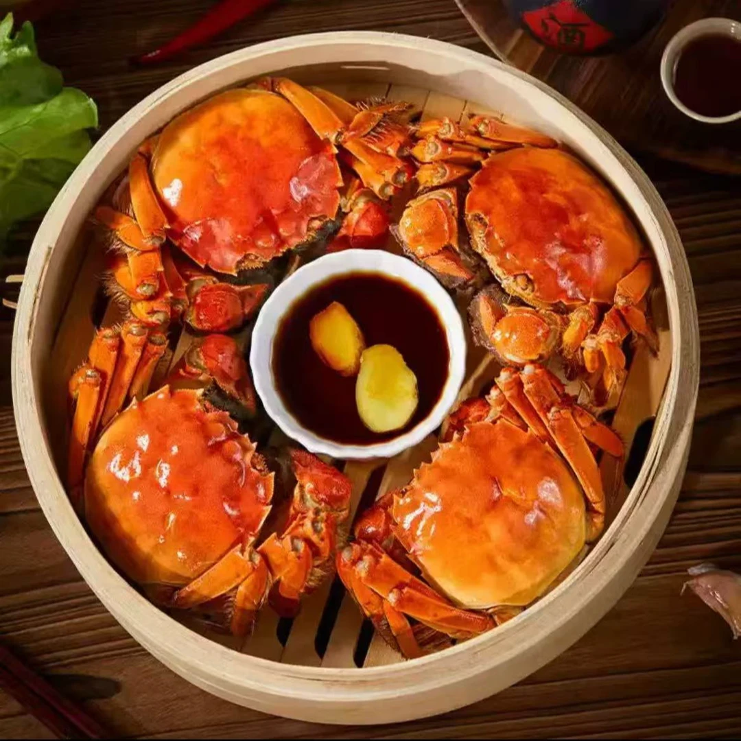 【苏州精品大闸蟹】全母蟹2两礼盒装现发冷链包邮8+2只共10只L