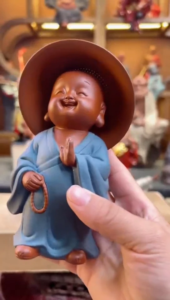 紫砂茶宠器闵茶宠摆件