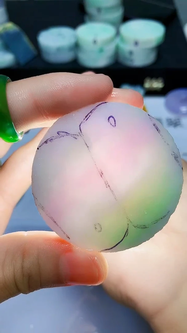 翡翠裸石缅甸天然翡翠A货623