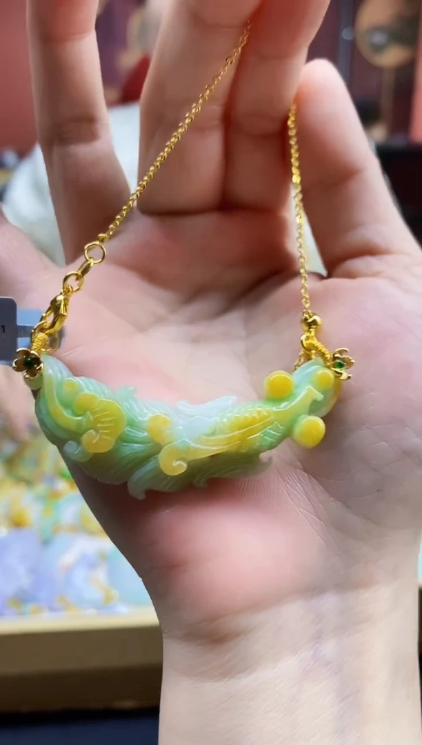 颈饰未镶嵌翡翠翡翠吊坠