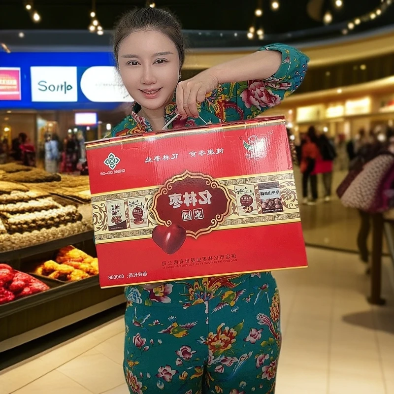 阜平亿林枣家园大枣核桃制品组合大礼包五种组合
