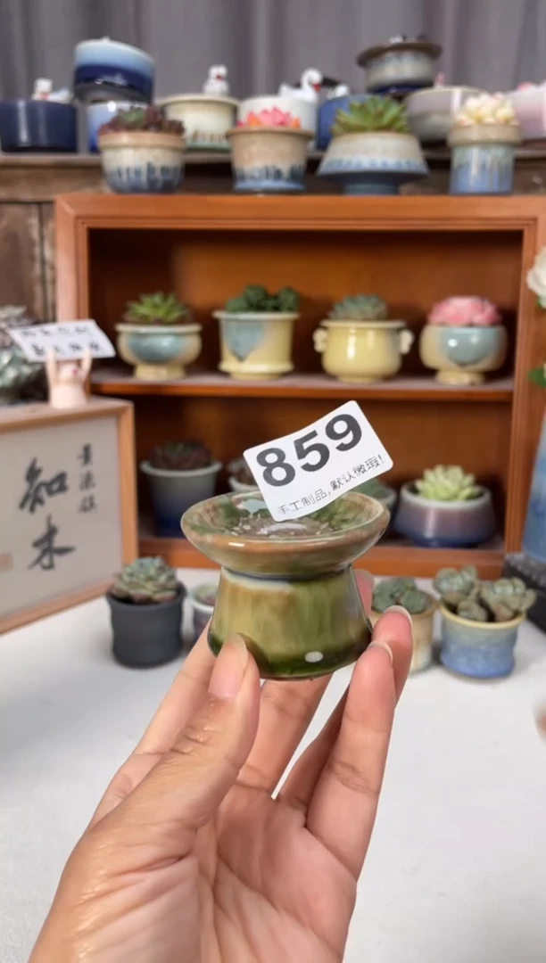 瓷片859知木小芳花盆