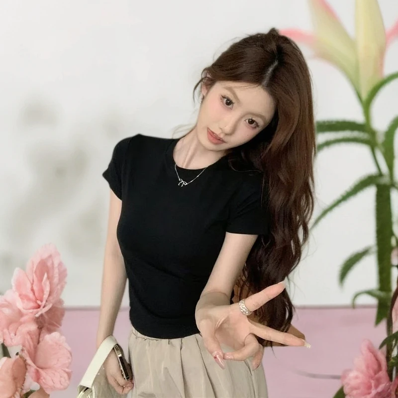 SM（1sm5937#）小蛮腰 显瘦短T恤 2-14